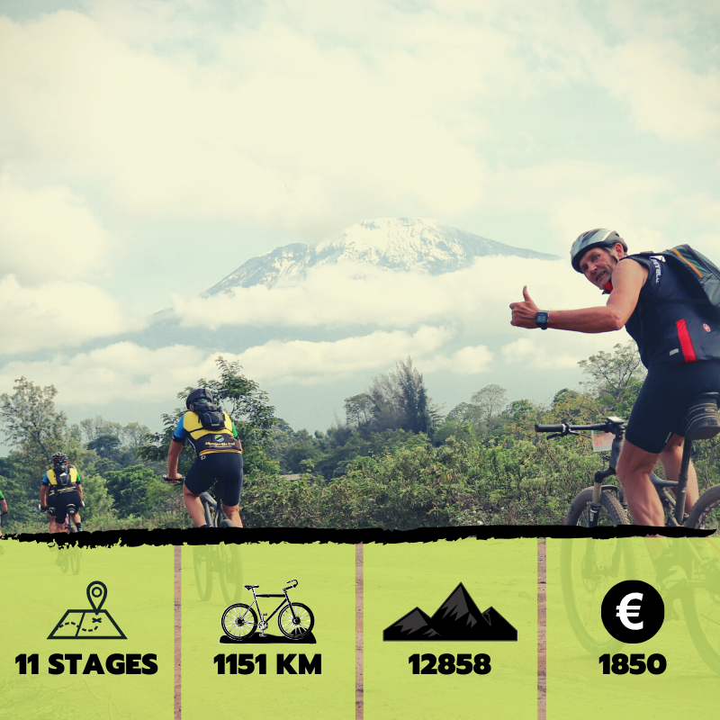 infographic, Kilimanjaro Bike Trail