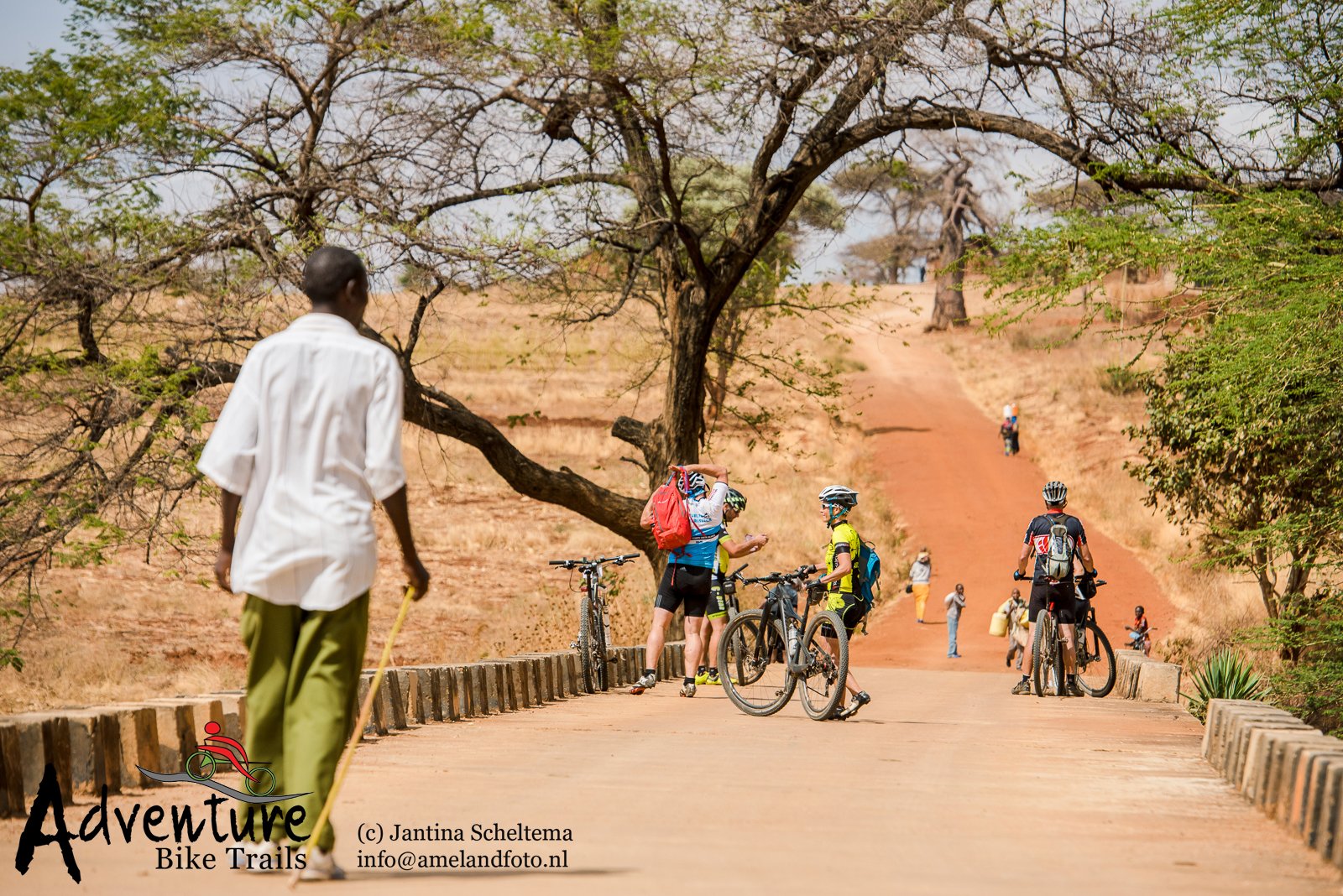 Cycling Tanzania, Crossing Bridge, adventure cycling, local life